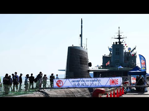 4K】「鉄のくじら」海上自衛隊潜水艦「しょうりゅう」一般公開