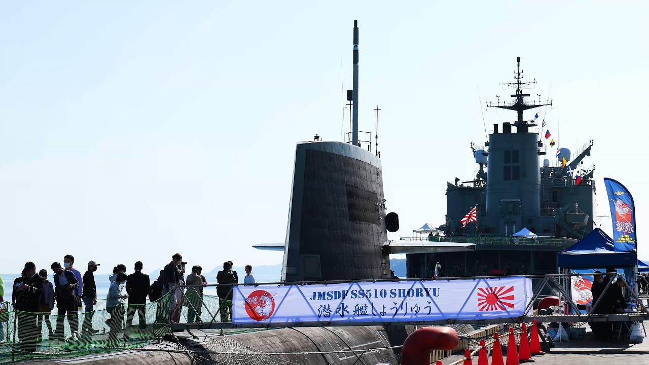 海上自衛隊　希少　潜水艦　じんりゅう　チャレンジ そうりゅう型潜水艦】 ⚓️海上自衛隊が2009年から運用を開始し