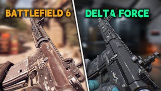 Battlefield 6 vs Delta Force - Weapons Comparison | 4K