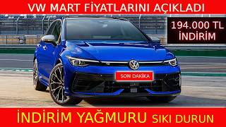 Son Daki̇ka Vw Mart Fi̇yatlarini Açikladi İndi̇ri̇m Yağmuru Siki Durun