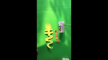 How to make snake finger puppet