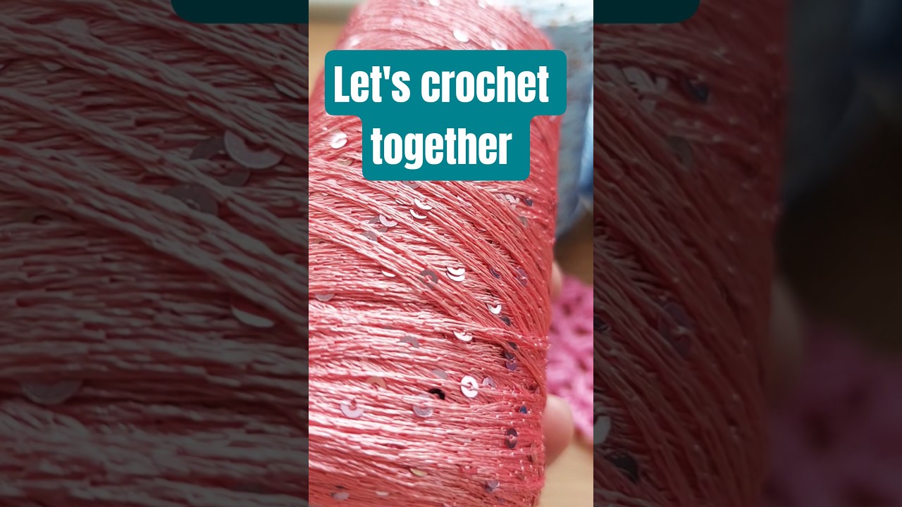 Fancy yarn with sequins