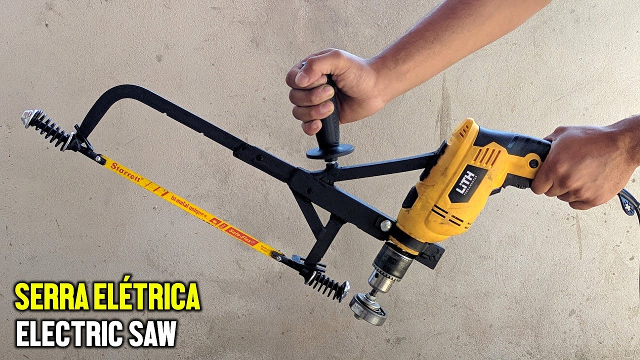 Transformando um Arco de Serra em uma Serra Elétrica