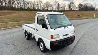 1997 SUZUKI CARRY V-DD51T—— 62,956 Miles - A/C - 4WD - JDM - KEI TRUCK - WALK AROUND 