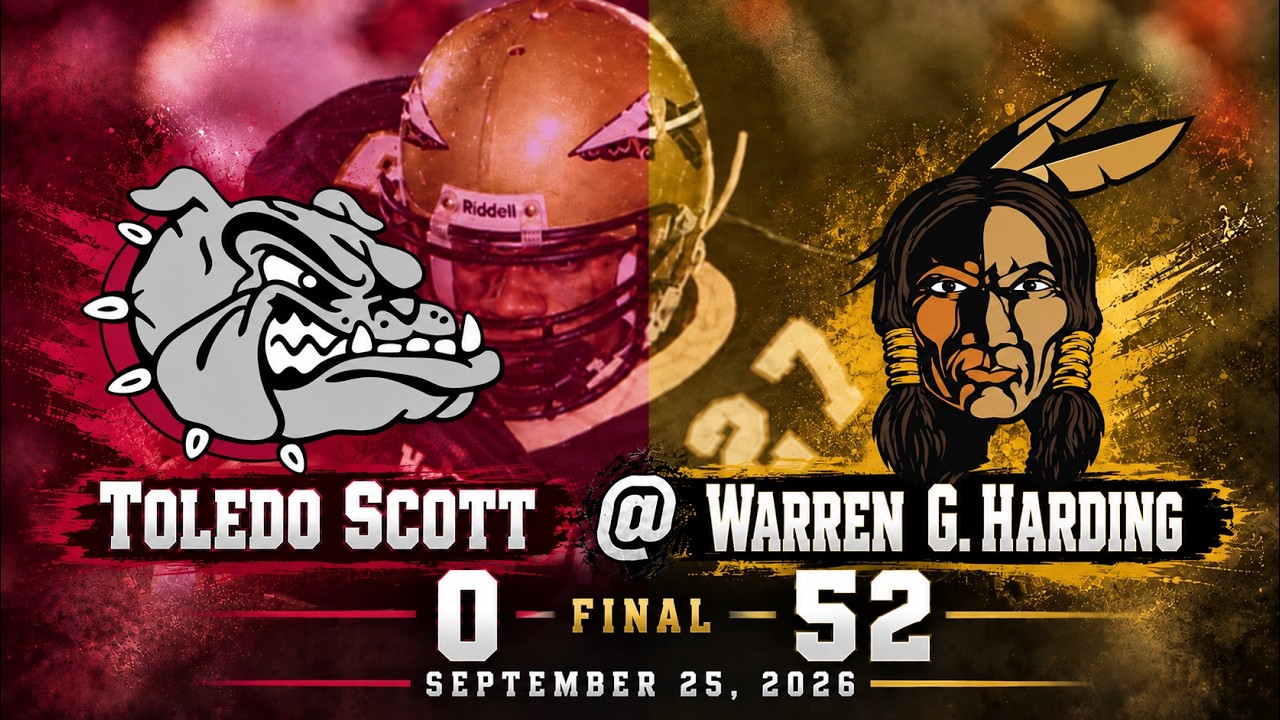 Warren G. Harding 52, Toledo Scott 0... Box Score & Highlights
