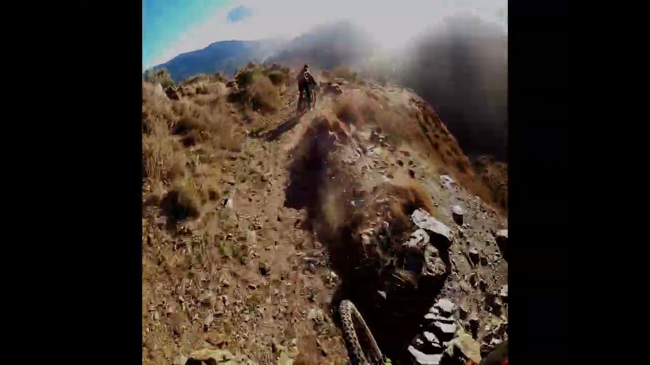 🇪🇸 downhill at Enduro 2.2 track at Lanjarón