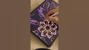 Procreate Idea Mandala ##mandala #procreate #procreateart #digitalart #fyp #mandalaart #calligraphy