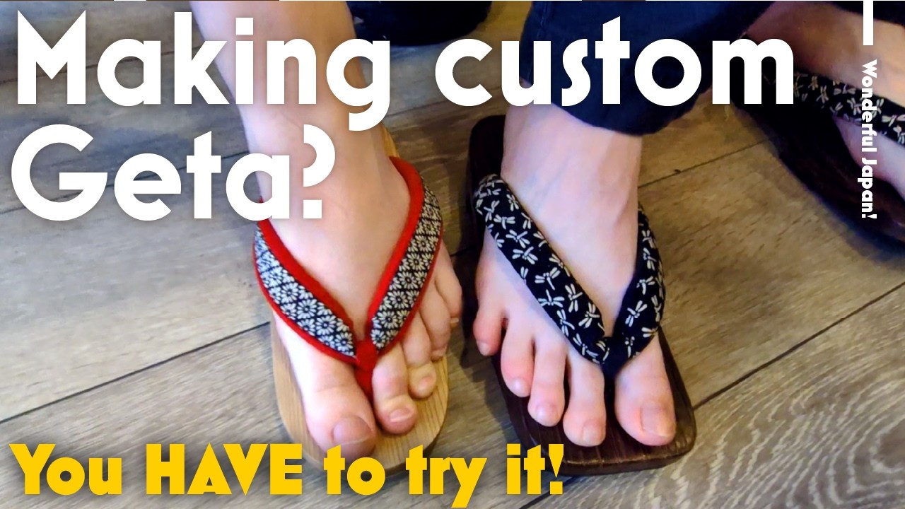 We made these adorable Geta ourselves, and you can too!_Japan Travel Vlog
