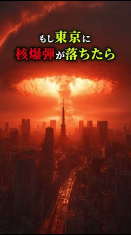 もし東京に核爆弾が落ちたらどうなる? #核攻撃シミュレーション #ジオトリ