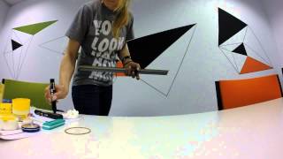 geometric wall painting