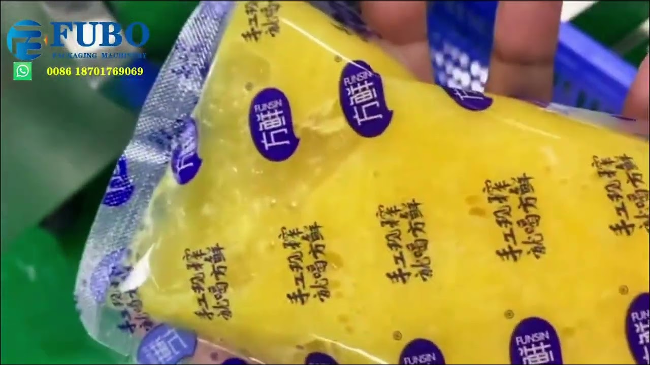 Pineapple paste pouch filling sealing machine