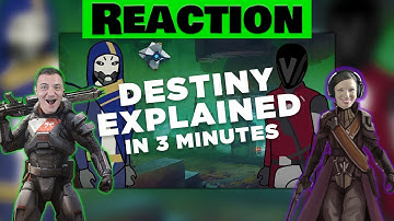 Mike and Jess React To Destiny 1 and 2 Explained in 3 Minutes! by ArcadeCloud
