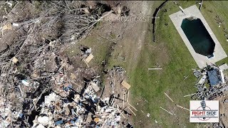 Lee County Tornado- Drone Footage of Damage in Beauregard, AL 3/5/19