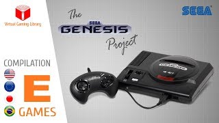 The Sega Genesismega Drive Project  Compilation E  All Genesismega Drive Games useujpbr