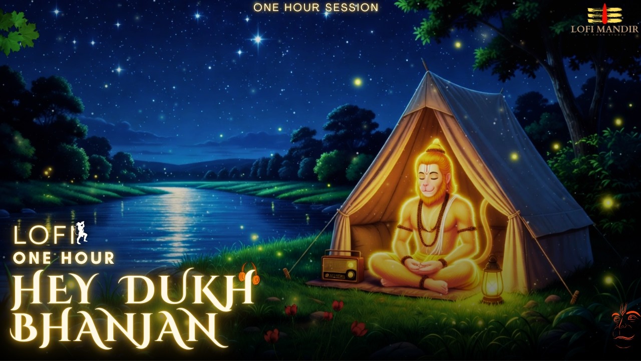 Hanuman Lofi | One Hour Lofi Bhakti & Meditation Music || Hey Dukh Bhanjan