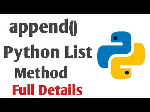 Python List append() method | python list method Tamil