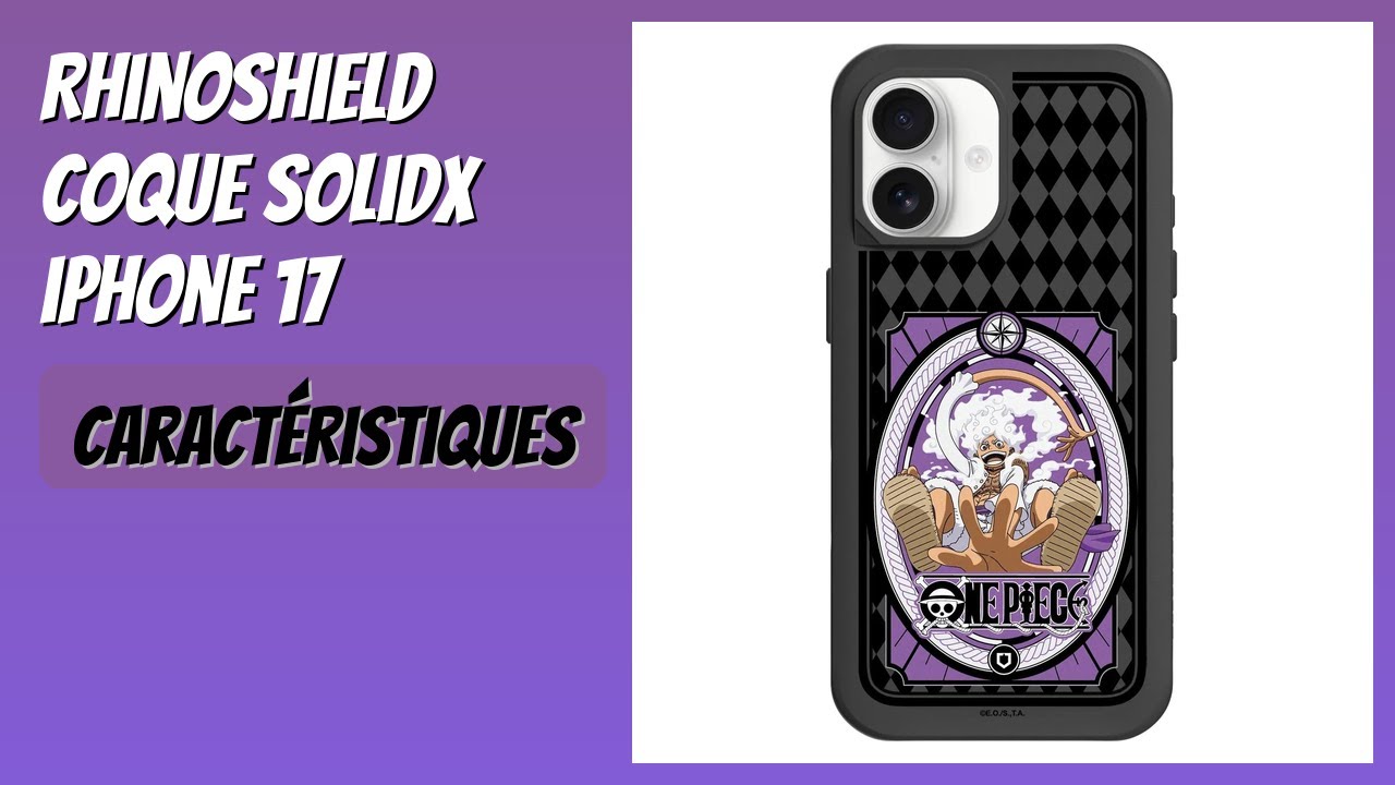 AVIS (2025) : RhinoShield Coque SolidX iPhone 17. DÉTAILS
