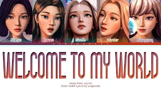 aespa - Welcome To My World (Feat. nævis) Lyrics (Color Coded Lyrics Han/Rom/Eng)