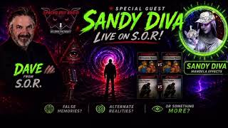SANDY DIVA ..WILL BE A GUEST ON SPACED OUT RADIO ..12 PM. EST ..10 PM CENTRAL 9 PM PACIFIC 
