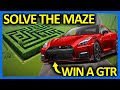 I Built a Maze with a FREE Nissan GTR in the Middle in Car for Sale Sim