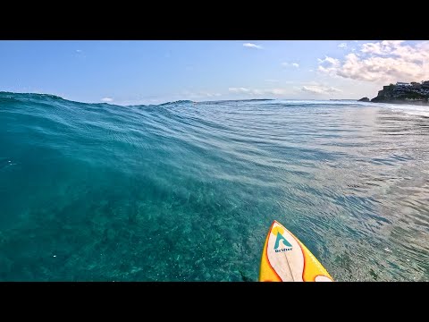 Surfing Uluwatu at