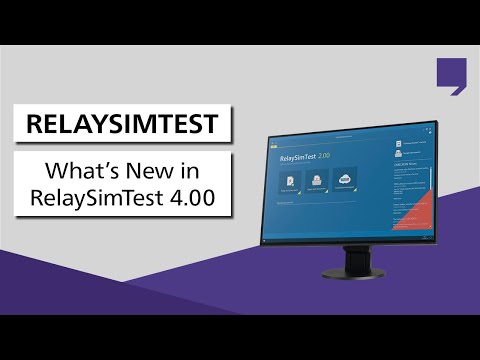 What's new in RelaySimTest 4.00