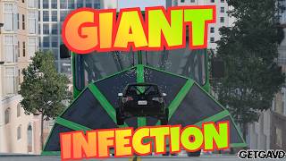 GIANT INFECTION But Everyone Has GIANT Cars (BeamNG Drive Mods)