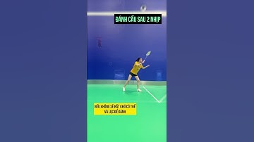 Cách di chuyển 2 bước #caulongyb  #badminton #cầulông