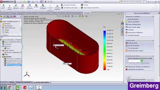 Solidworks  Simulación de un tanque / Tank simulation