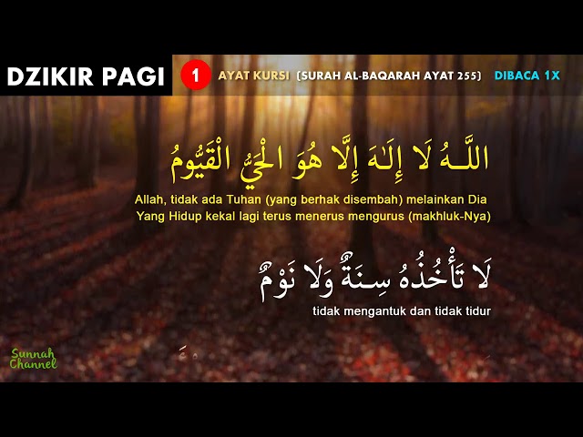 Dzikir Pagi Sesuai Al Qur'an u0026 Sunnah class=