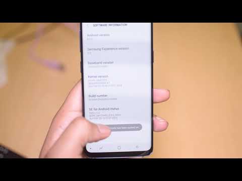 How to Enable Developer Mode on Samsung Galaxy S9 & S9+ and Note 9 Note 10 USB Debugging