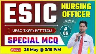 ESIC | DSSSB | Special Mcq | Nursing Officer Live Classes | Rj Career point