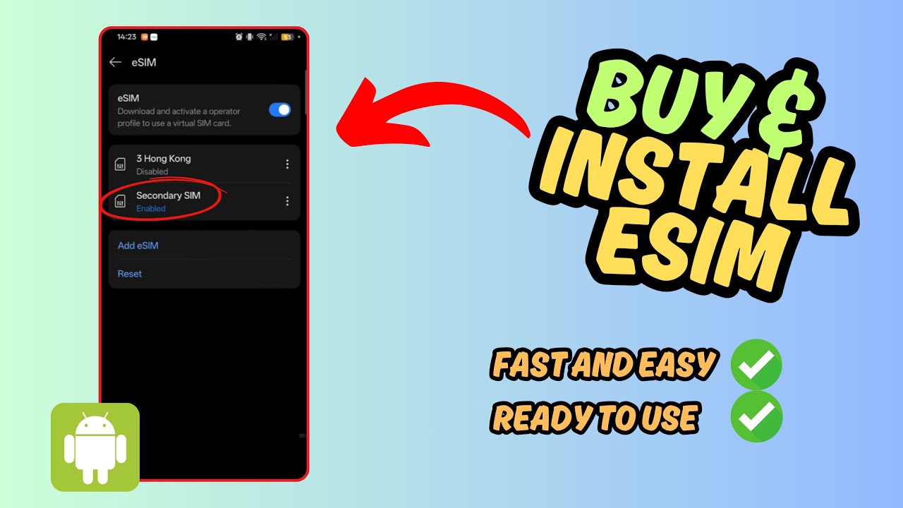 How to Buy & Activate an eSIM on Android Phone Fast!