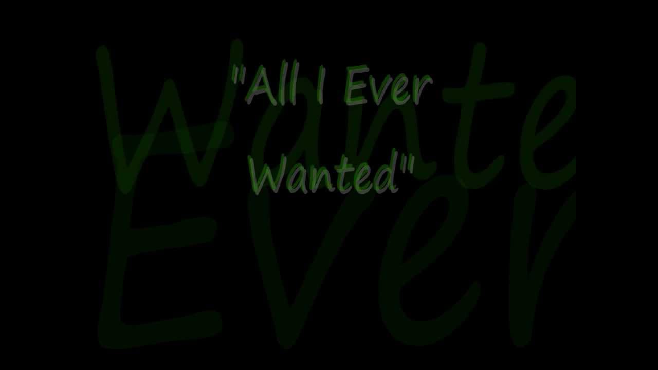 All I Ever Wanted Basshunter (Lyrics) YouTube