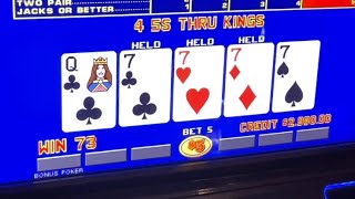 $2500.00 High Limit Caesars Casino group pull $25 and $50  at Paris Hotel Casino in Las Vegas.
