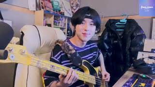 [onewe compilation] CyA playing ONEWE songs with his new bass 