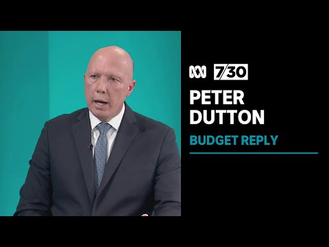 Sarah Ferguson interviews Peter Dutton after the Opposition's Budget Reply | 7.30