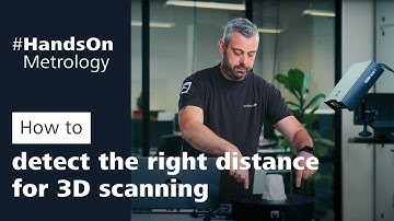 How to 3D scan with the right distance to object