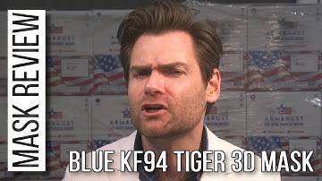 Dreaming About PFE Machines - Blue KF94 Tiger 3D Mask Review