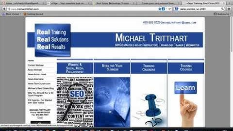 KW eAgentC Training-Add TMIRE Video to Your KW eAgentC Website