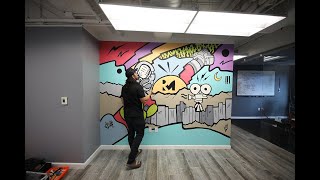 Painting A Custom Wall Mural