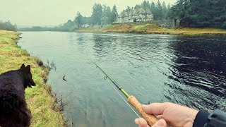 Salmon Fishing at Dinnet on the River Dee