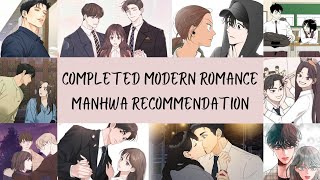 30+ Completed Modern Romance | Manhwa Recommendation |