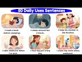 English Sentences For Daily Use || English Speaking Practice For Daily Use || Daily Use Sentences