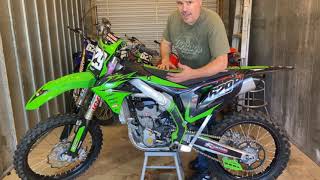 Let's Fix It! 2021 Kawasaki KX250F Dirt Bike Stalls at Idle.  The Cause is Surprising!