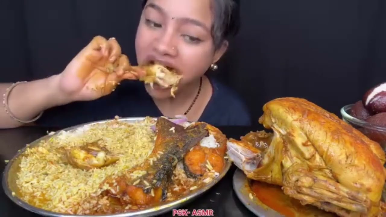 Eating fish curry spicy food eating 