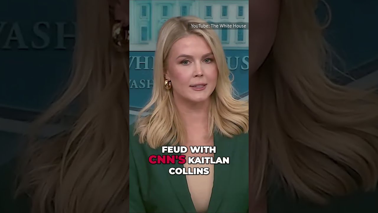 Karoline Leavitt And Kaitlan Collins Heated Exchange Karolineleavitt Trump Cnn