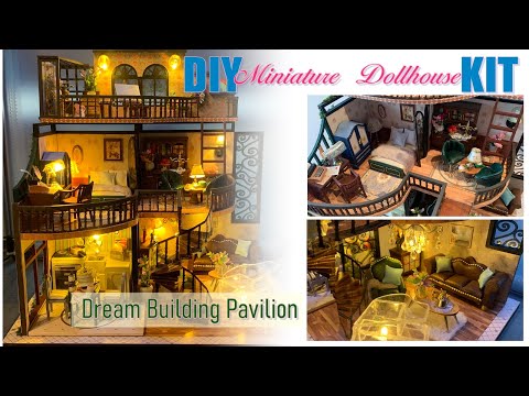 DIY ミニチュア】ドールハウス・キット#21 [Dream Building Pavilion