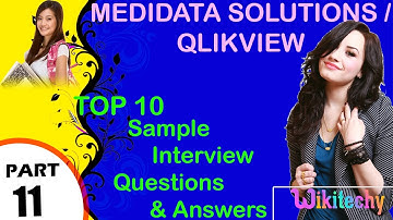 medidata solutions | qlikview top most important interview questions and answers for freshers