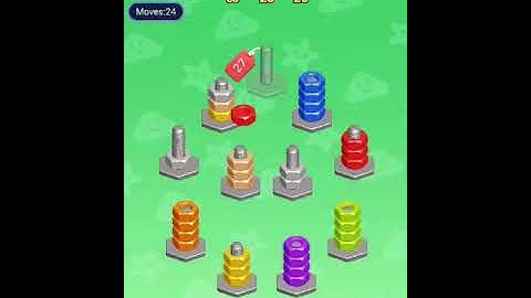 Nut Sort Puzzle Level 541 - 550 Walkthrough